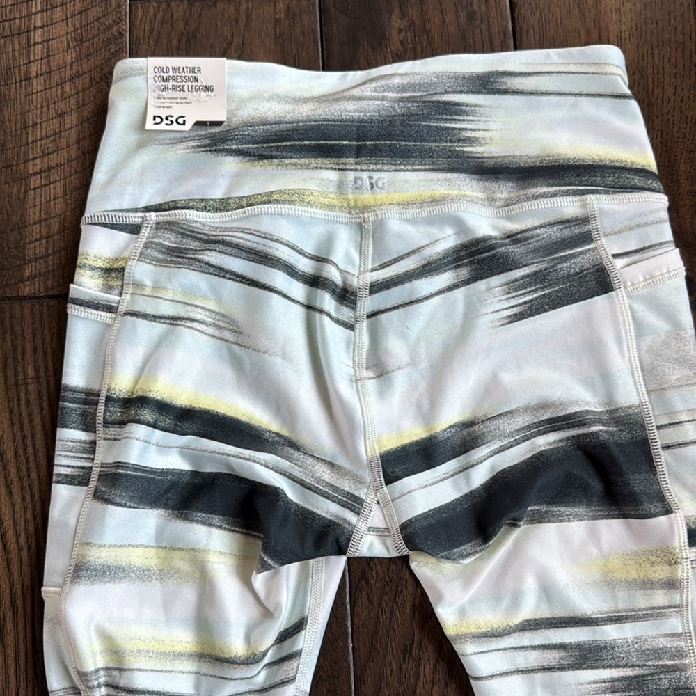 DSG NWT multicolor cold weather full length‎  leggings S - Picture 7 of 8